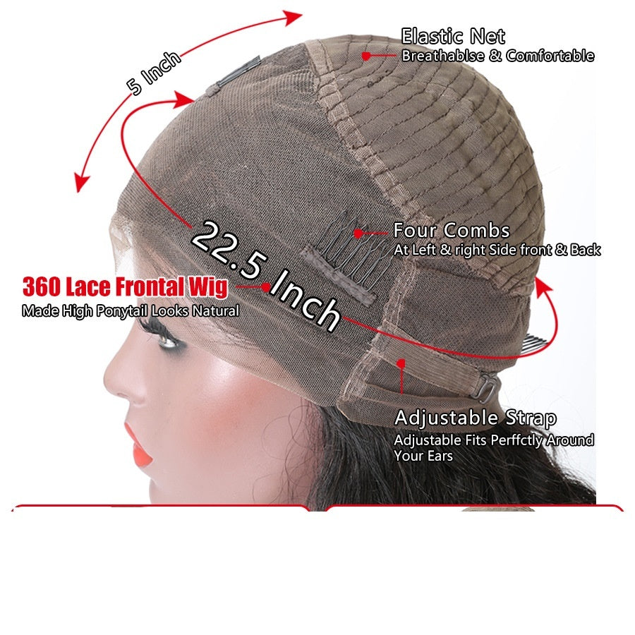 Straight 360 Lace Frontal Wig Human Hair Straight 360 Lace Frontal Wig Human Hair